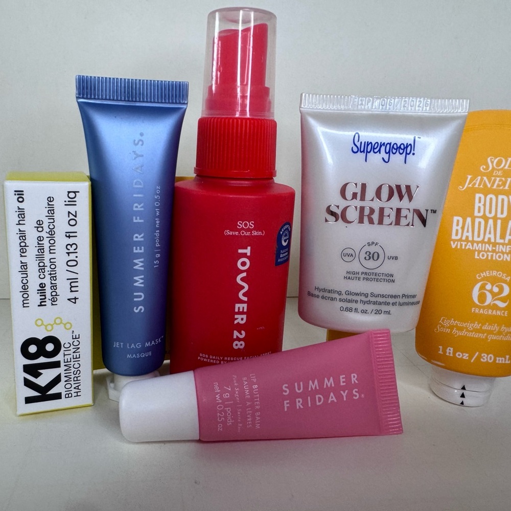 Sephora favorites set K18/SummerFridays/Tower28/Supergoop/Sol de janeiro
